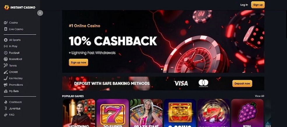 Instant casino Najboljša spletna igralnica
